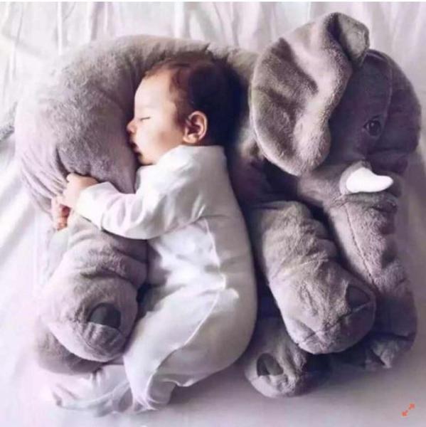 Imagem de Almofada elefante para bebê - happy baby