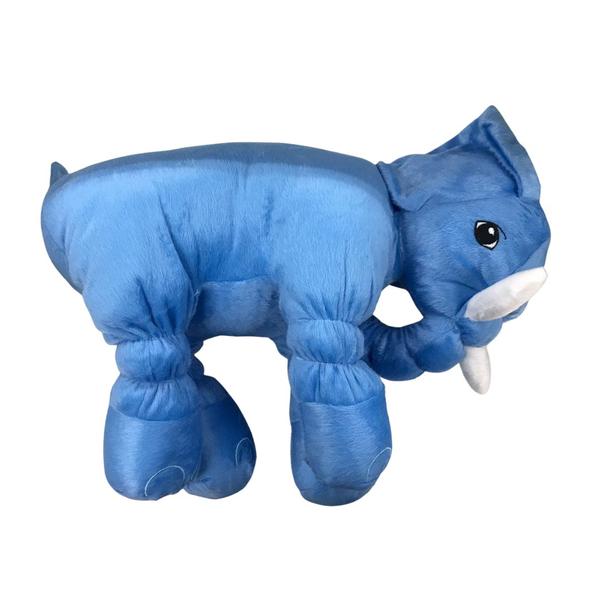 Imagem de Almofada Elefante Travesseiro Pelúcia Bebê Dormir Azul 62cm 