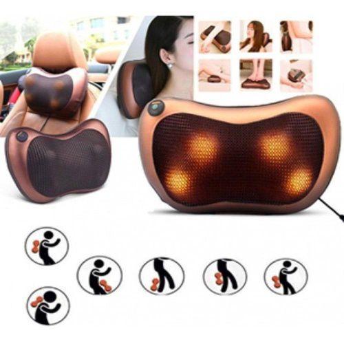 Almofada Encosto Massageador Movimentos Shiatsu Lombar Infravermelho Pescoço Veicular - ALMOFADA MASSAGEM Imagem de Almofada Encosto Massageador Movimentos Shiatsu Lombar Infravermelho Pescoço Veicular