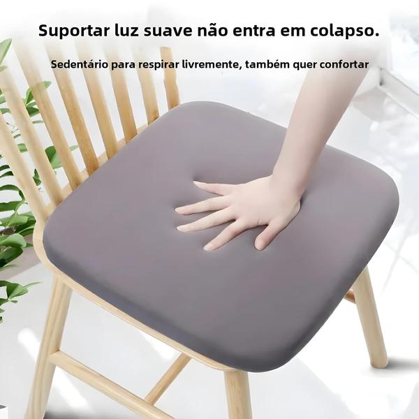 Imagem de Almofada Ergonômica de Assento em Espuma Viscoelástica para Escritório e Estudo