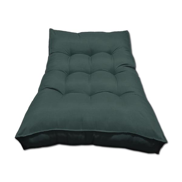 Imagem de Almofada Futon Alto Oxford 120x80 Gigante Qualidade Cinza Escuro Cód. 1648