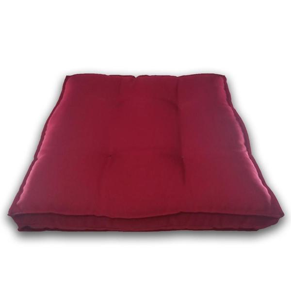 Imagem de Almofada Futon Decoração 45X45 Cm Vermelho