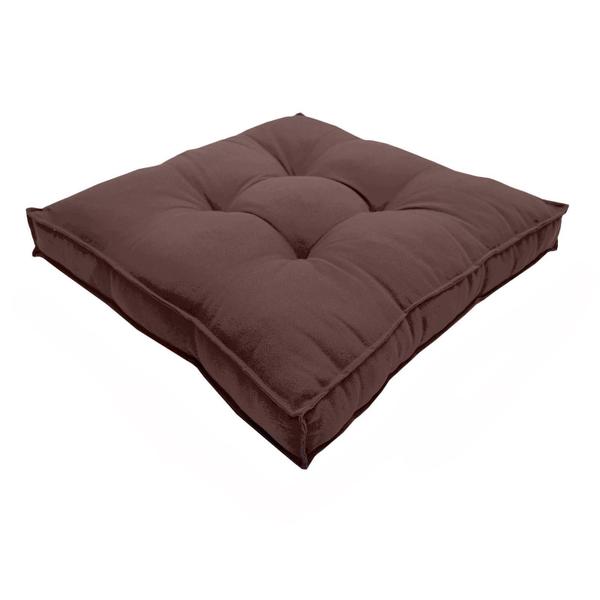 Imagem de Almofada Futon Decoração 50X50 Cm Vários Modelos Marrom