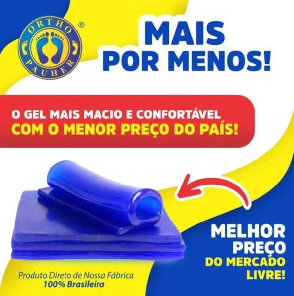 Imagem de Almofada gel grosso banco moto pilot 25x25x2cm orthopauher