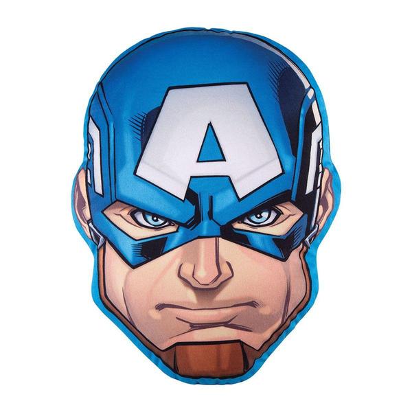 Imagem de Almofada Infantil Avengers Capitão América Lepper Transfer Azul