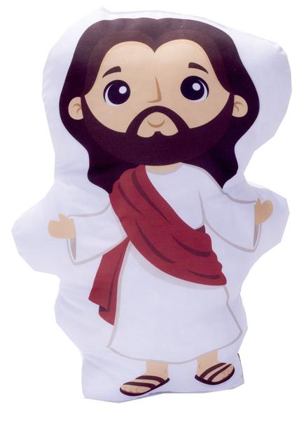 Imagem de Almofada Infantil Naninha Jesus Cristo para Bebê Macia