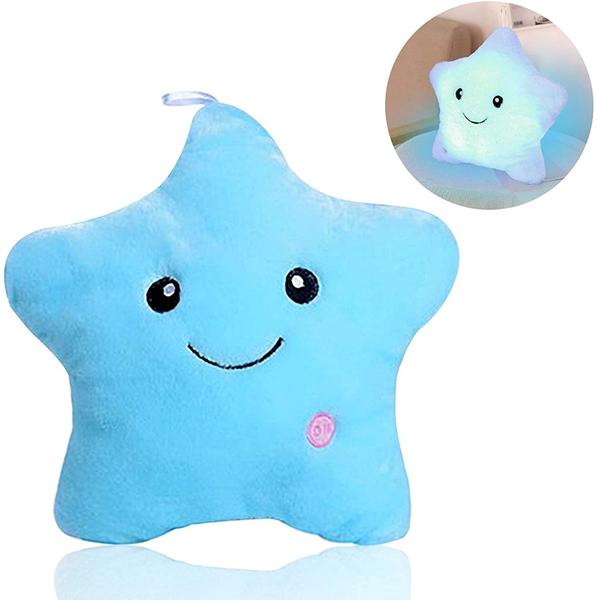 Imagem de Almofada LED Night Light Up KAHEAUM Star Stuffed Animal