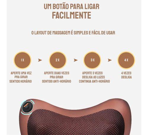 Imagem de Almofada Massageadora com Shiatsu Infravermelho - Relaxamento Profundo a Qualquer Hora