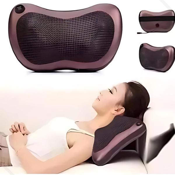 Imagem de Almofada Massageadora Shiatsu para Pescoço Costas Assento Elétrico Lombar com Massagem Massageador Eletrico