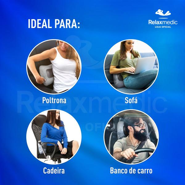 Imagem de Almofada Massageadora Shiatsu Pillow Bivolt - Relaxmedic