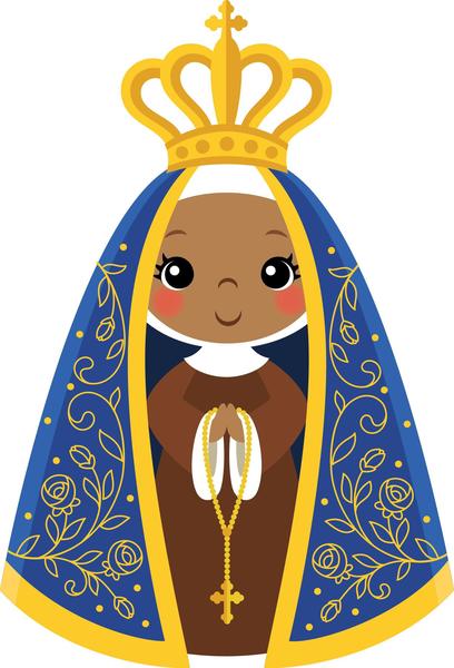 Imagem de Almofada Naninha Nossa Senhora Aparecida Infantil