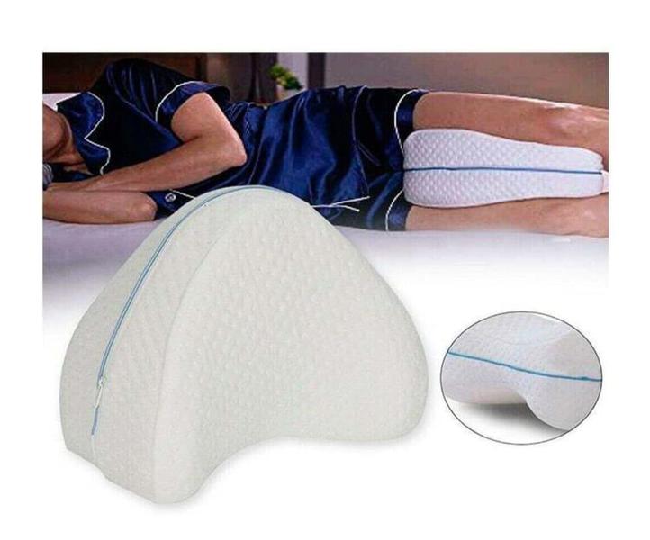 Imagem de Almofada ortopédica para pernas Memory Foam Premium para dores nas costas e quadris