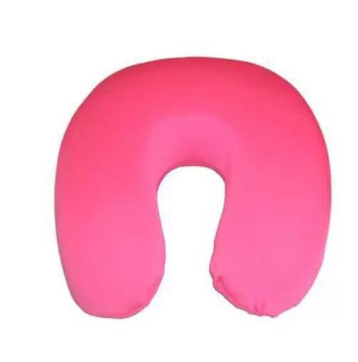 Imagem de Almofada Pescoço Neck Pillow Macio Visco Elástico M Rosa