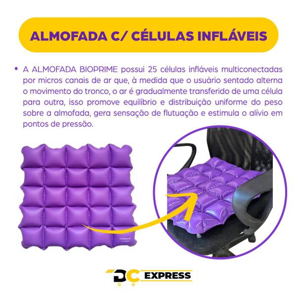 Imagem de Almofada Quadrada Ortopédica BioPrime 25 Células Infláveis