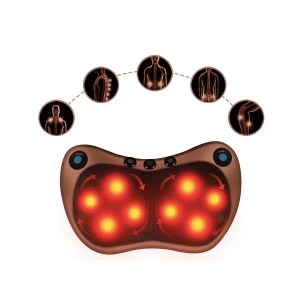 Almofada Shiatsu Com Aquecimento: Smart Para Bem-Estar - F7 Variedades Imagem de Almofada Shiatsu Com Aquecimento: Smart Para Bem-Estar