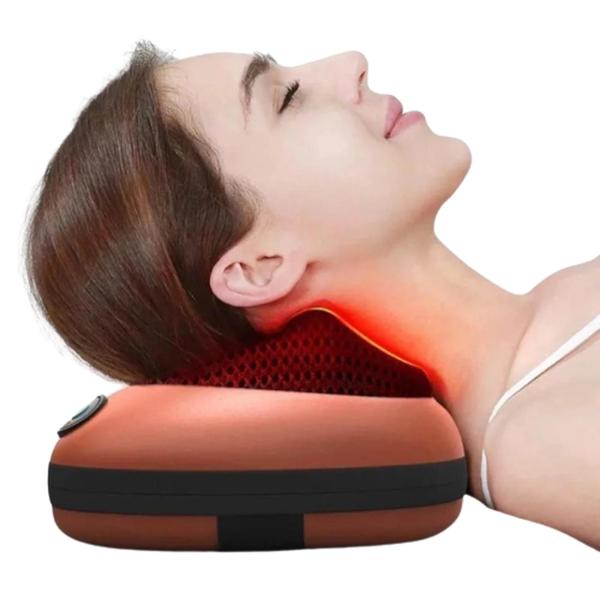 Imagem de Almofada Shiatsu Massageadora Relaxante Para Pescoço Lombar e Pés