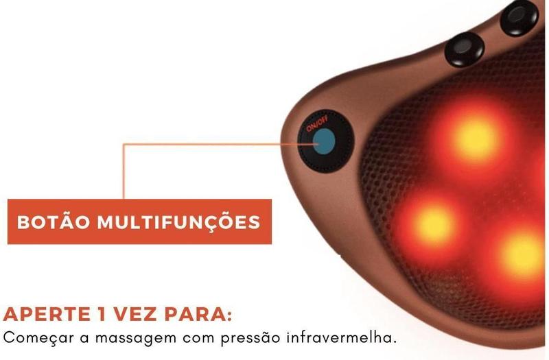 Imagem de Almofada Shiatsu Relaxante Infravermelho Massageadora