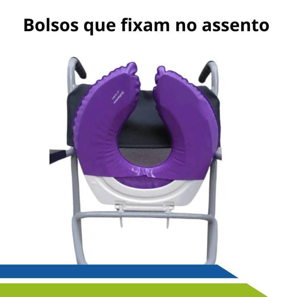 Imagem de Almofadas Caixa de Ovo Higiênica Inflável Anti Escaras Bioflorence Cod 101-0032