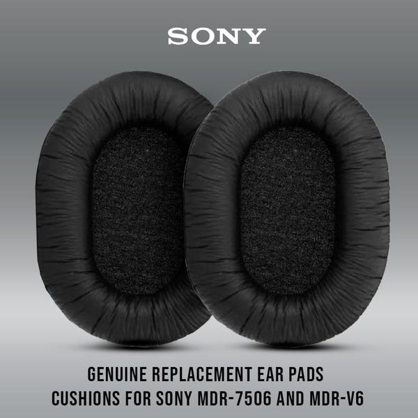 Imagem de Almofadas de almofadas de orelha de substituição genuínas para SONY MDR-7506, M