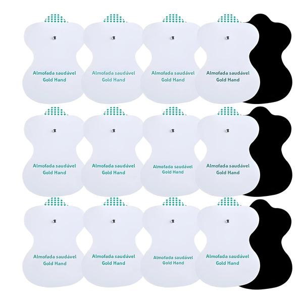 Imagem de Almofadas de Eletrodo com Gel para TENS e Acupuntura - 10, 30 ou 50 Peças