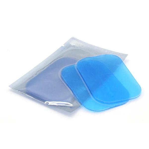 Imagem de Almofadas de Gel EMS para Abdômen - 4x6cm - Acessórios para Estimulador Muscular