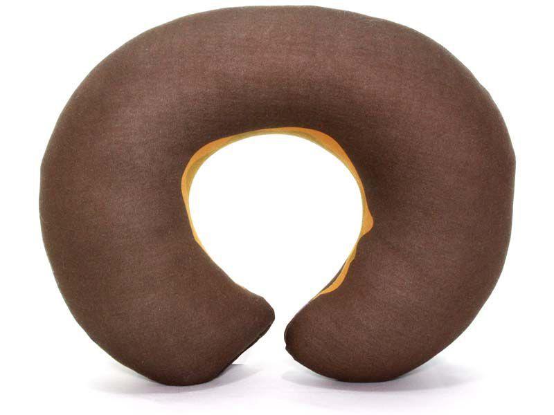 Imagem de Almofadas de Pescoço Travesseiro para Viagem Donuts Brown