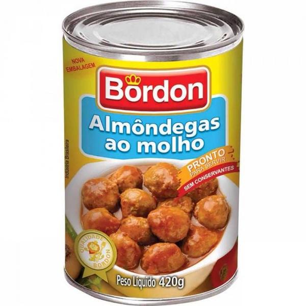 Imagem de Almondegas ao molho bordon lata 420g