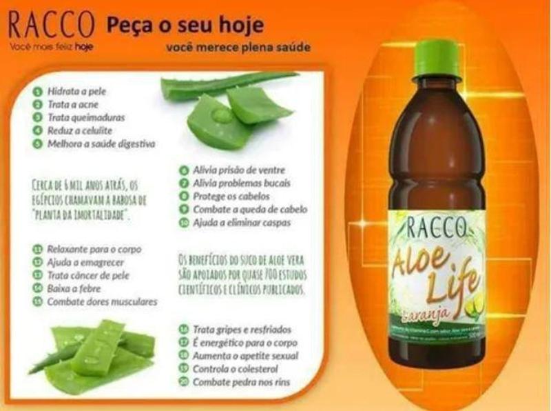 Imagem de Aloe Life Racco Laranja 1 Litro