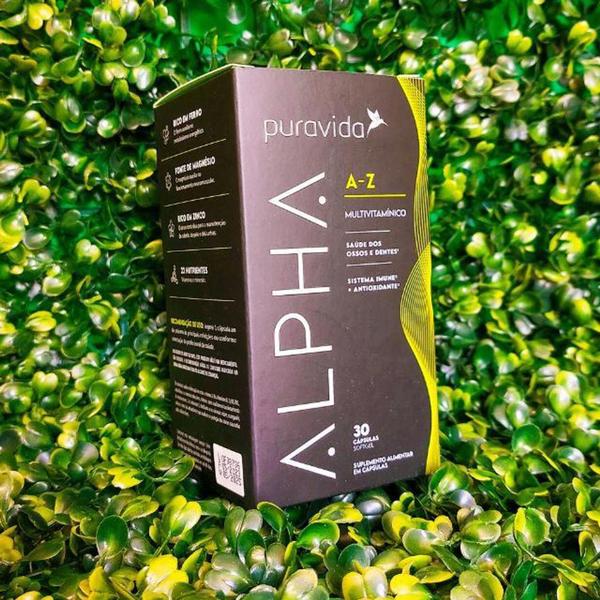 Imagem de Alpha A-Z Multivitamínico 30 Capsulas - Puravida - Pura vida