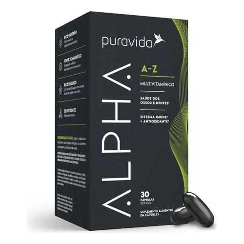 Imagem de Alpha A-z Multivitaminico Premium Pura Vida 30 Capsulas