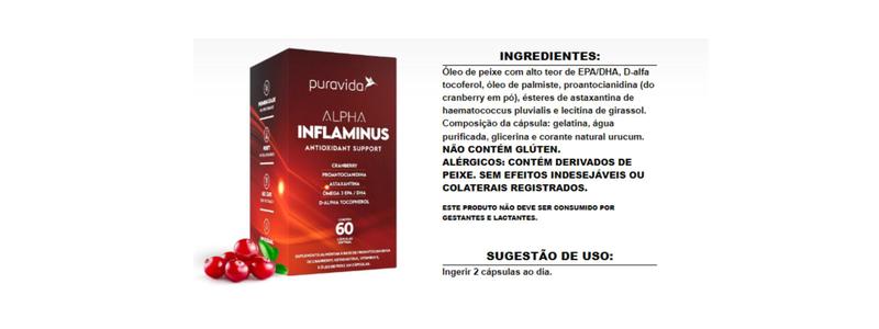 Imagem de Alpha Inflaminus 60 capsulas softgel Pura Vida