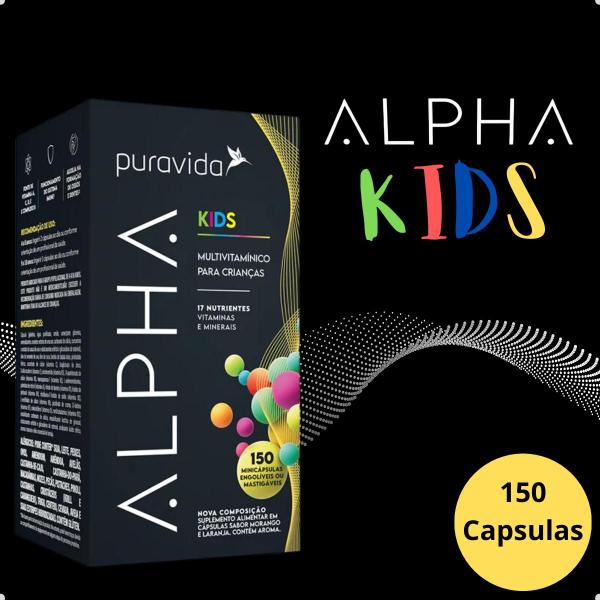 Imagem de Alpha Kids Multivitamínico Infantil 150 Caps  Pura Vida