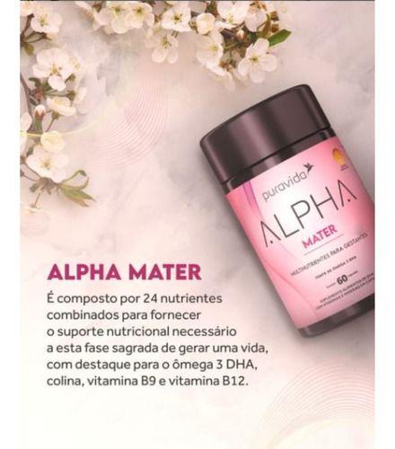 Imagem de Alpha Mater Multivitamínico Puravida 3 X 60 Cápsulas