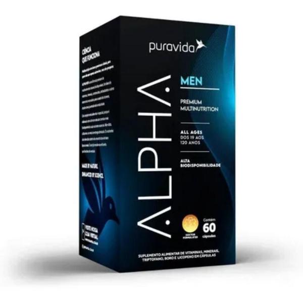 Imagem de Alpha men 60 capsulas puravida