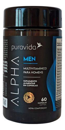 Imagem de Alpha Men Multivitamínico 4 X 60 Cápsulas Puravida