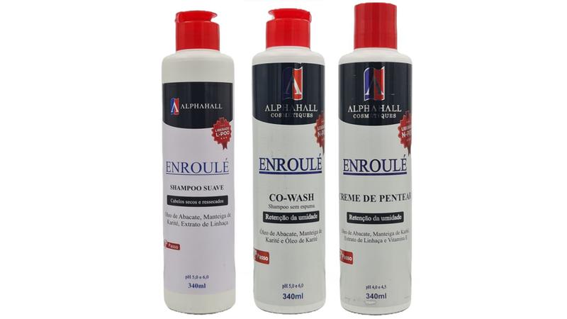 Imagem de AlphaHall Enroulé Liberado Shampoo e Co Wash e Creme de Pentear