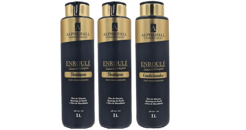 Imagem de AlphaHall Enroulé Umectoterapia 2 Shampoo 1 L e 1 Condicionador 1 L