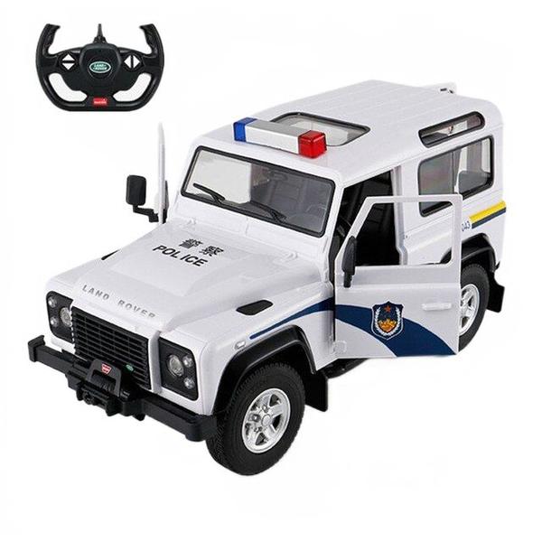 Imagem de Alta Qualidade 2.4G Controle Remoto Polícia Carro de Brinquedo Openable Doors Alta Simulação Polícia Efeito Sonoro Flash Luz Música Brinquedos