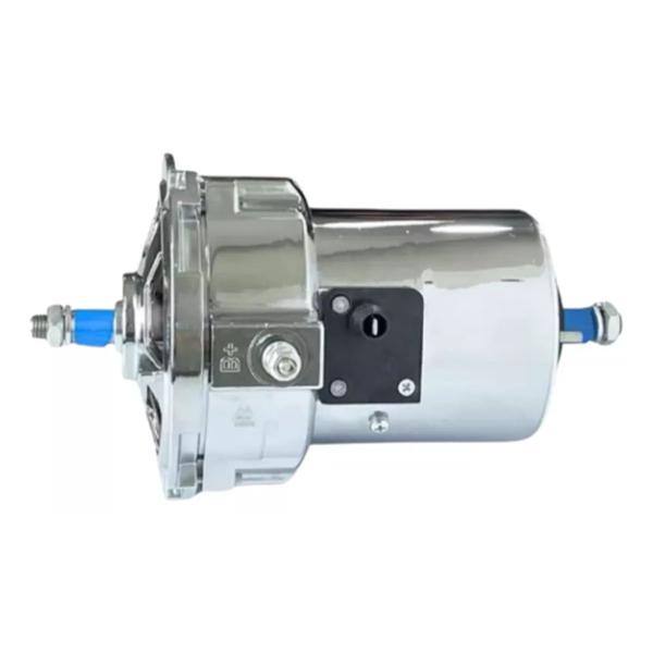 Imagem de Alternador Fusca Brasilia Kombi 1300 1500 1600 12v 75 Amperes Cromado 