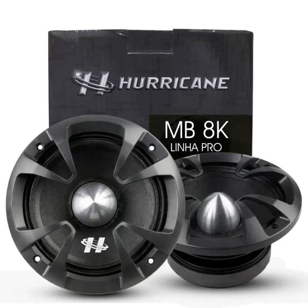 Alto Falante 8 Polegadas Mid bass MB8k Hurricane - Woofer