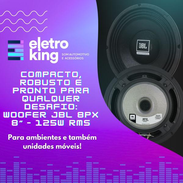 Imagem de Alto Falante 8px Woofer Jbl 8 Pol 125w Automotivo Ambiente