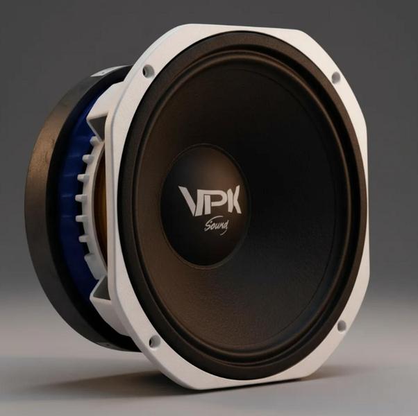 Alto Falante Automotivo Qvs 8 Polegadas 55 Vpk 400w Rms 4 Ohms Cor