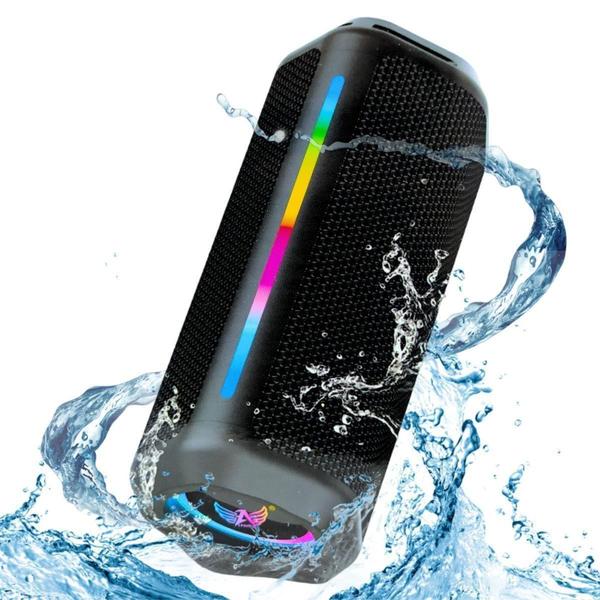 Imagem de Alto-Falante Caixinha De Som Bluetooth 5.0 Led Rgb Agua Ipx6 - Altomex