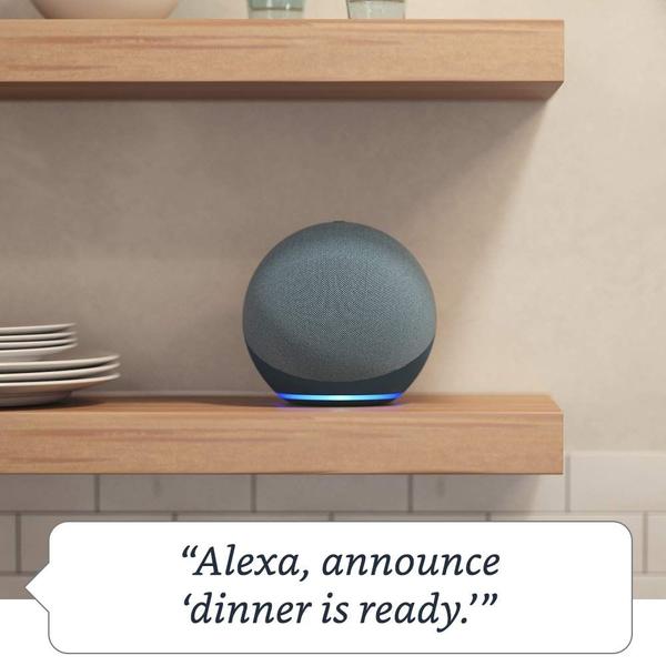 Imagem de Alto-falante inteligente Amazon Echo, modelo mais novo com som premium