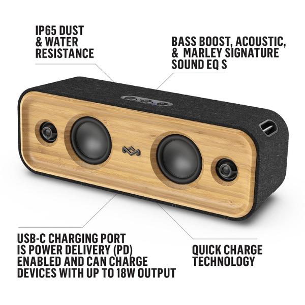 Imagem de Alto-falante portátil House of Marley Get Together 2 Bluetooth