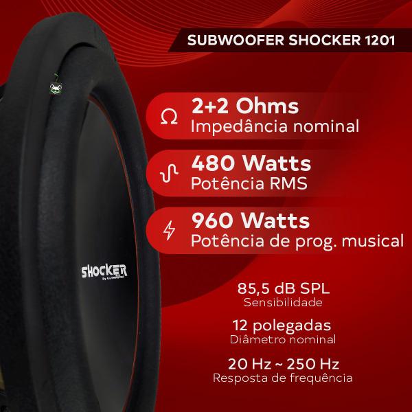 Imagem de Alto Falante Subwoofer 12 Polegadas 480W 2+2O 1201 UltraVox