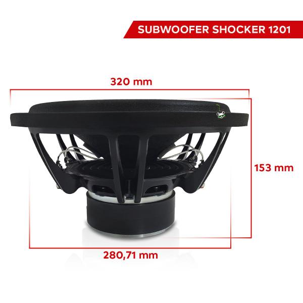 Imagem de Alto Falante Subwoofer 12 Polegadas 480W 2+2O 1201 UltraVox