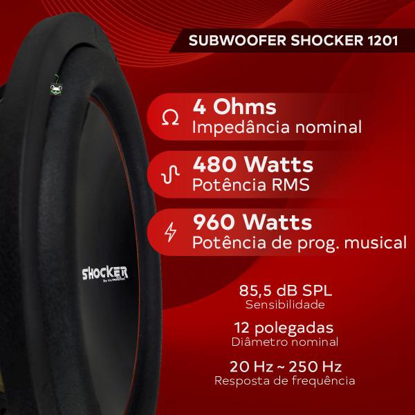 Imagem de Alto Falante Subwoofer 12 Polegadas 480W 4Ohms 1201 UltraVox