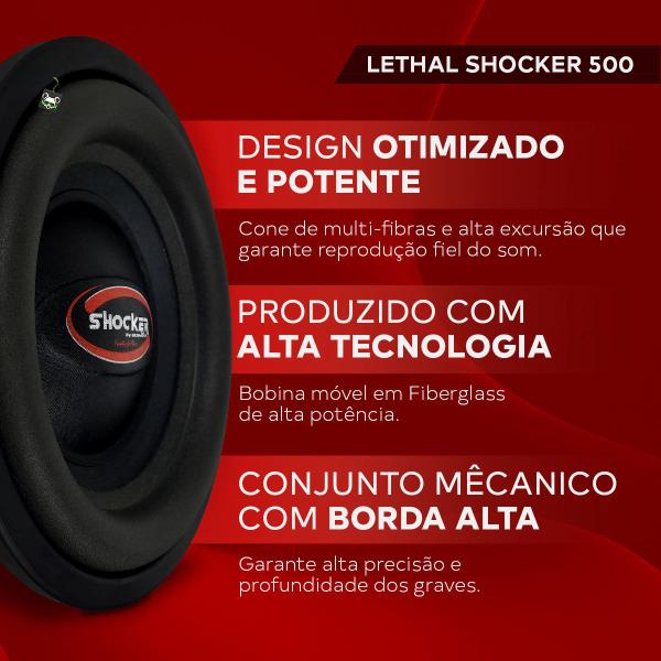 Imagem de Alto Falante Subwoofer 12 Polegadas 500w 4o Lethal Shocker