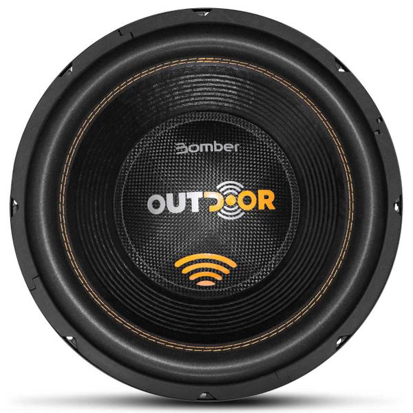 Imagem de Alto Falante Subwoofer Bomber Outdoor 12 Polegadas 500W RMS 4 Ohms Bobina Simples